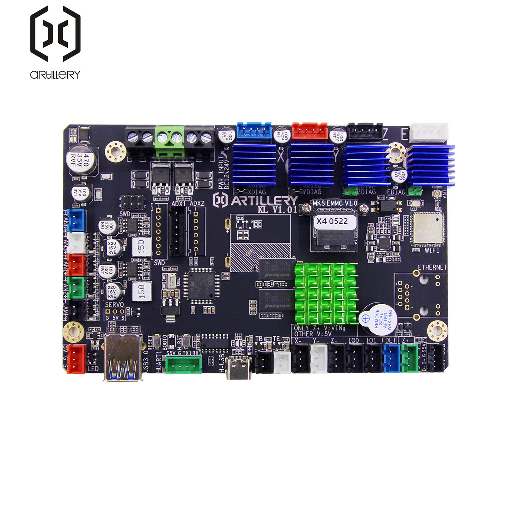 TERBAIK Placa base original para impresora 3D, usada para artillery Sidewinder x4Plus/Pro, silencios