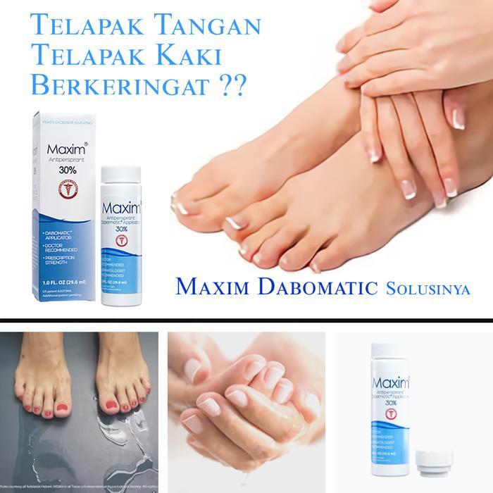 Maxim Antiperspirant Dabomatic 30%, Obat Tangan & Kaki Berkeringat. -Gratisongkir
