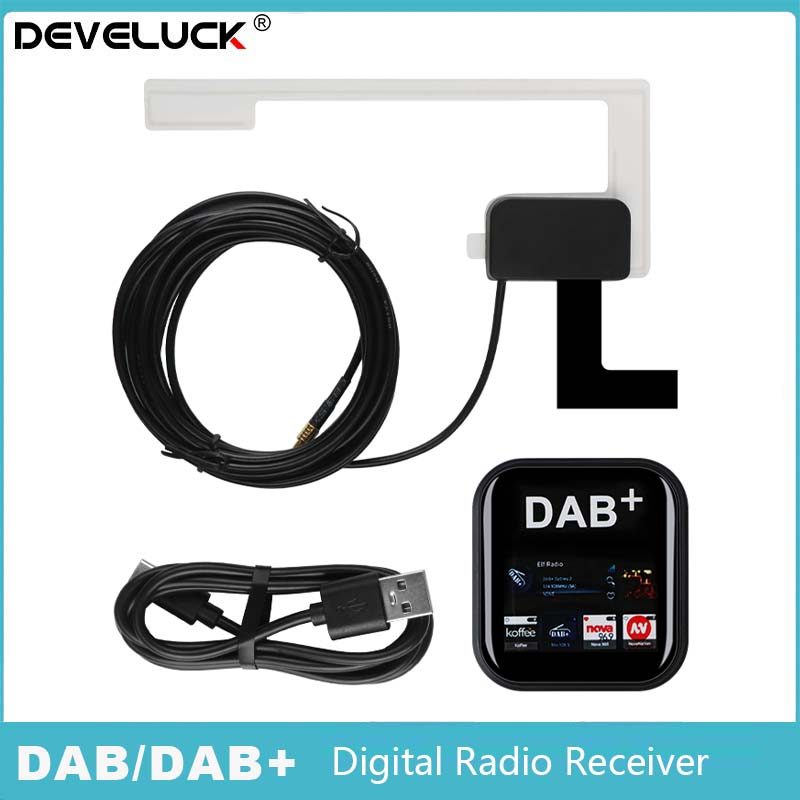 Dab/Dab+ Antenna With Usb Adapter Universal Android Car Radio Gps Stereo Receiver Europe Dab Dab+