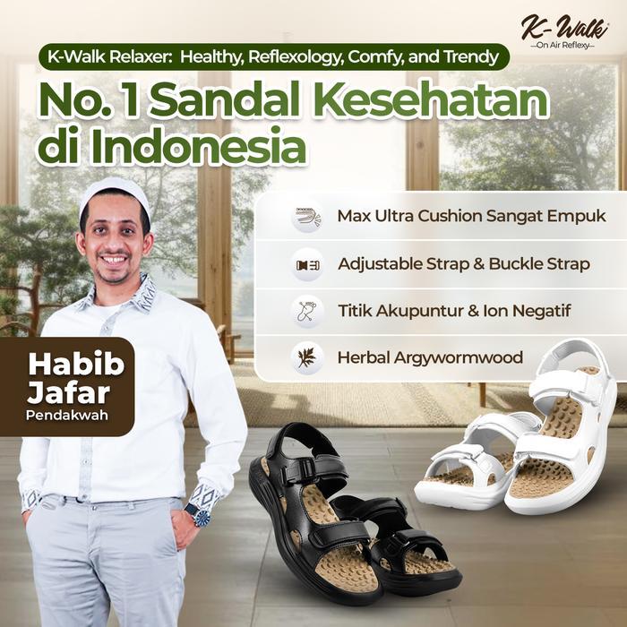 PRODUK BERGARANSI Sandal Kesehatan & Refleksi Kozuii K-Walk Relaxer Sandal Kesehatan