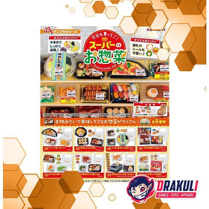 Toys Re-Ment Supermarket Deli (Set Of 8)