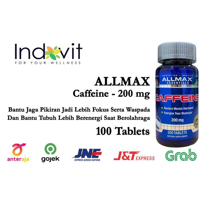 Allmax Nutrition Caffeine 200 Mg 100 Tab Allmax Kafein Allmax Caffeine Best Seller