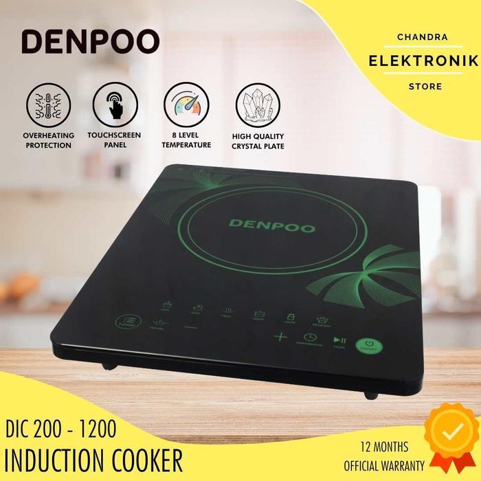 Denpoo Kompor INDUKSI/LISTRIK200-1200
