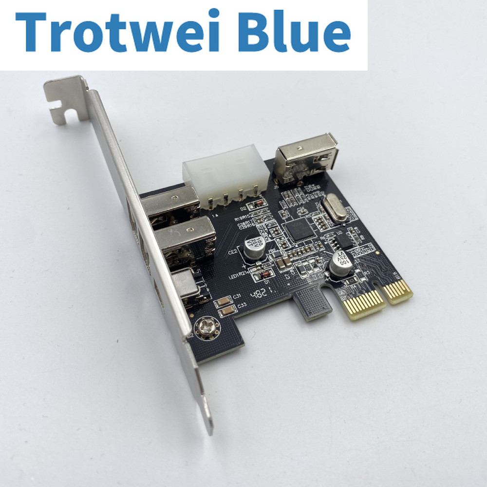 VT6315 PCI-E 1X 1394 Card DV HDV HD Video Capture Card PCIE 1X Interface