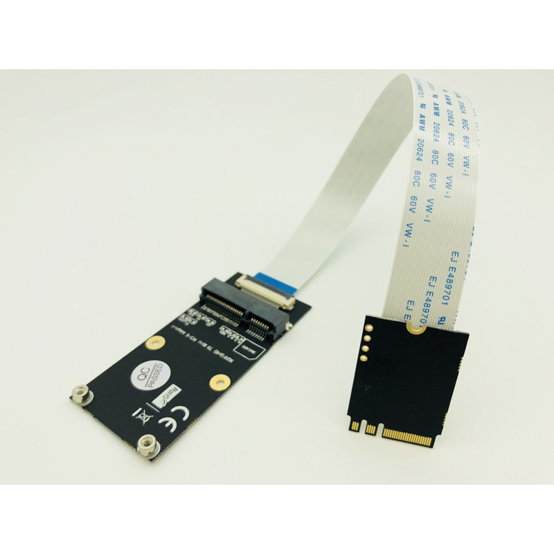 A+E NGFFto Mini PCI-E Adapter NGFF Key A-E to Mini PCI Express WiFi M.2 WIFI Adapter for Half and