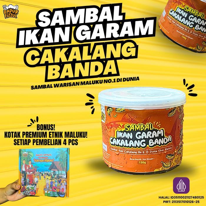 Sambal Ikan Garam Cakalang Banda Neira Warisan Maluku No. 1 Halal di Dunia - Dapur Fizzul