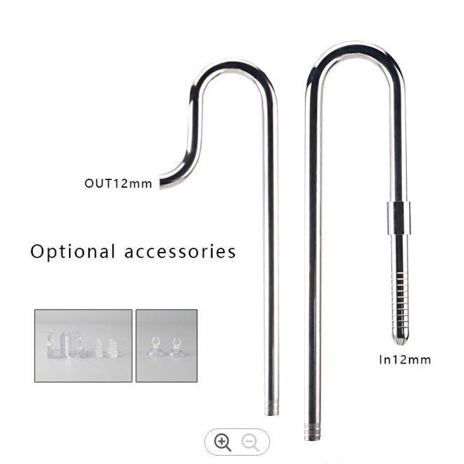 Mini Stainless Steel SS304 Lily Pipe bukan Glass Skimmer