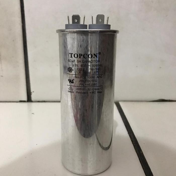 Kapasitor Capacitor Topcon Running 60Uf 60 Uf Micro 450V 450 Volt