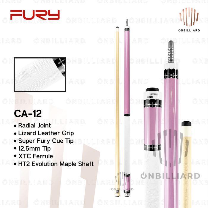 FURY CA Stick Billiard Maple Cue Low Deflection Play Cues CA-5 CA-6 CA-7 CA-8 CA-9 CA-10 CA-11