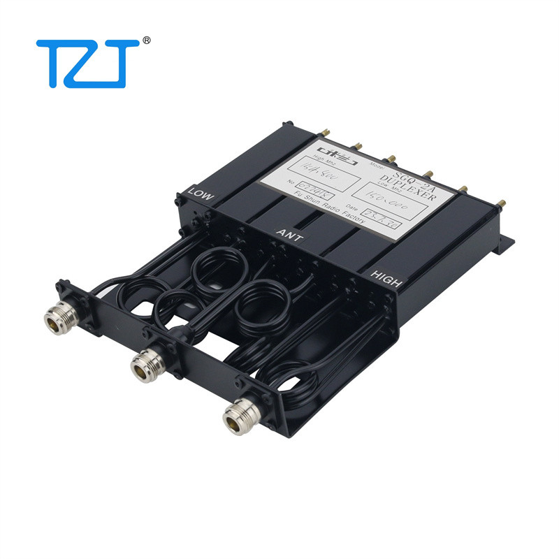 TZT 30W VHF 136-180Mhz/30W UHF 380-520Mhz 6 Cavity Duplexer VHF Repeater Duplexer for Radio