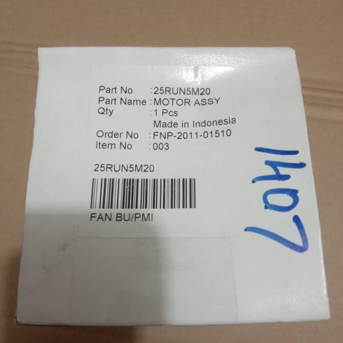 Motor Exhaust Fan Panasonic Fv25