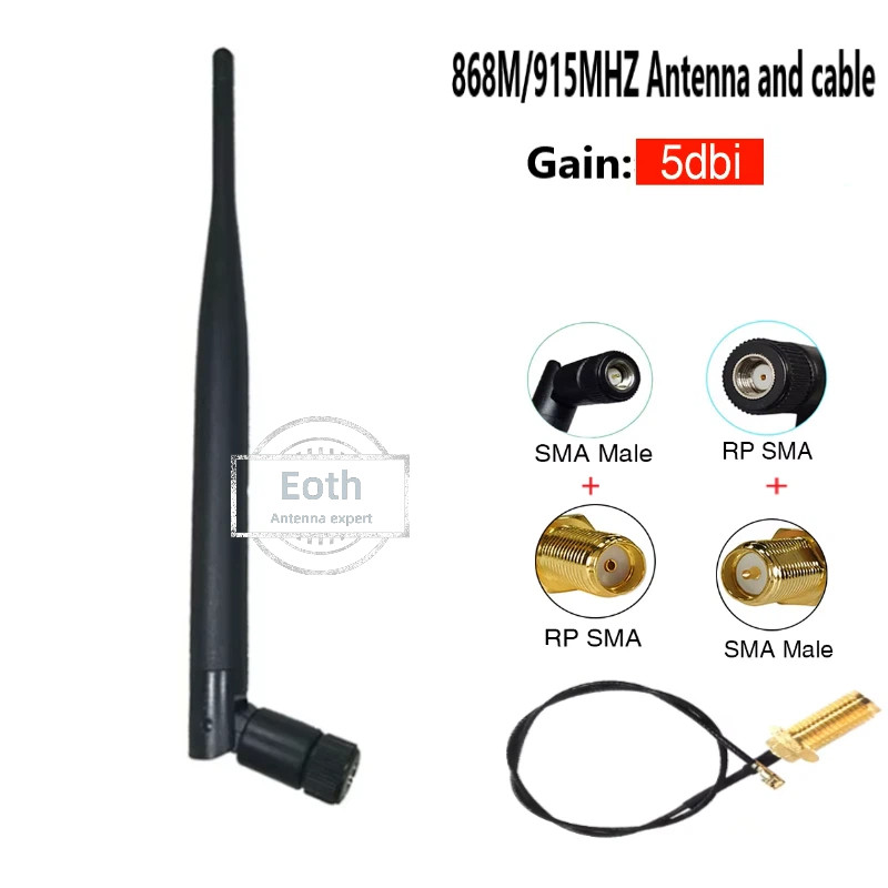 Eoth 868MHz 915MHz Antenna for Lorawan Lora 5dbi SMA Male Female Antena Helium Antene IOT Gateway