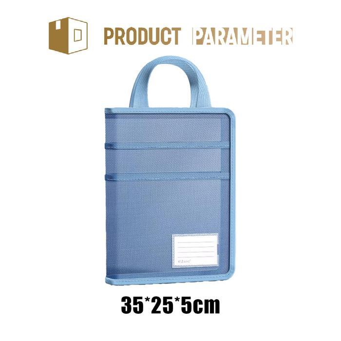 Map Plastik Bening /Map Zipper / Map Tenteng Seleting Folio Jenia A3/A4 /Buku Tas Dokumen School