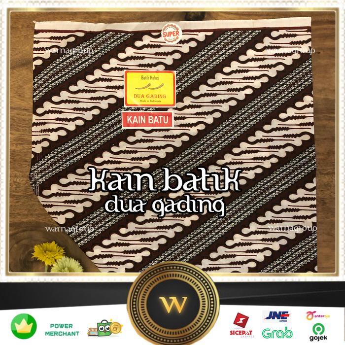 Kain Panjang Batik DUA GADING Soga (Grosir) -- Kain Batu #Batik #Soga