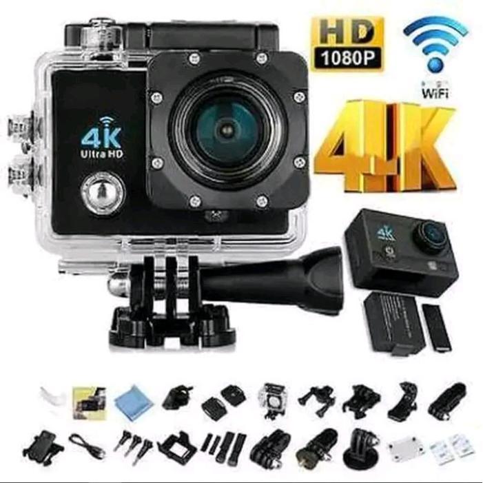 KOGAN ACTION CAMERA 4K ULTRA HD WITH WIFI / KAMERA VLOGGER WATERPROOF ANTI AIR 4K 30 FPS FOTO LCD