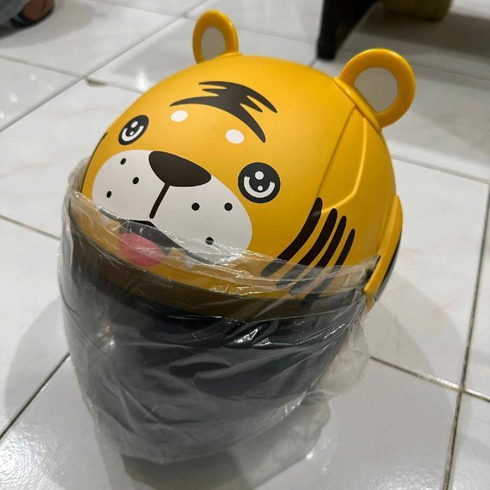DIANA LANCAR Helm Anak Motif Binatang Lucu 3 - 8 tahun || Helm Anak Telinga kucing lucu || Helm Anak