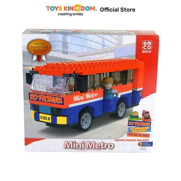 Ada Stok Toys Kingdom Emco Mini Block Metro Edisi Spesial Indonesia Mini Block Metro Indonesia