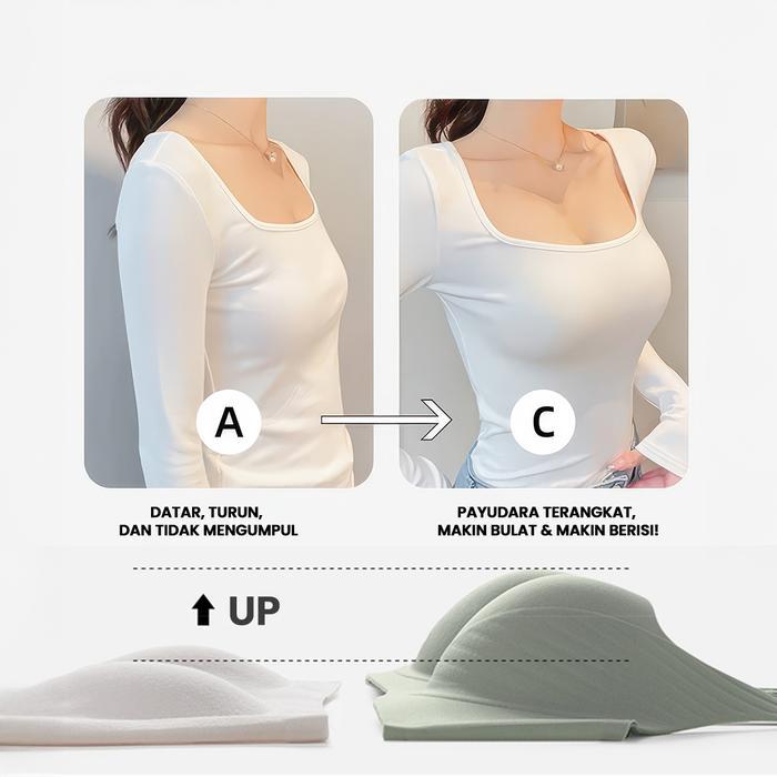 Sorella - Misswiss [2 Pcs] - Bra Wanita Push Up Seamless Wireless Tanpa Kawat Anti Geser Lingerie