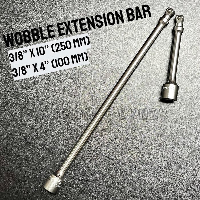 FA145 ACTION 3/8" DR WOBBLE SOCKET EXTENSION BAR - SAMBUNGAN SOK DRIVE 3/8" KEPALA WOBBLE DISKON