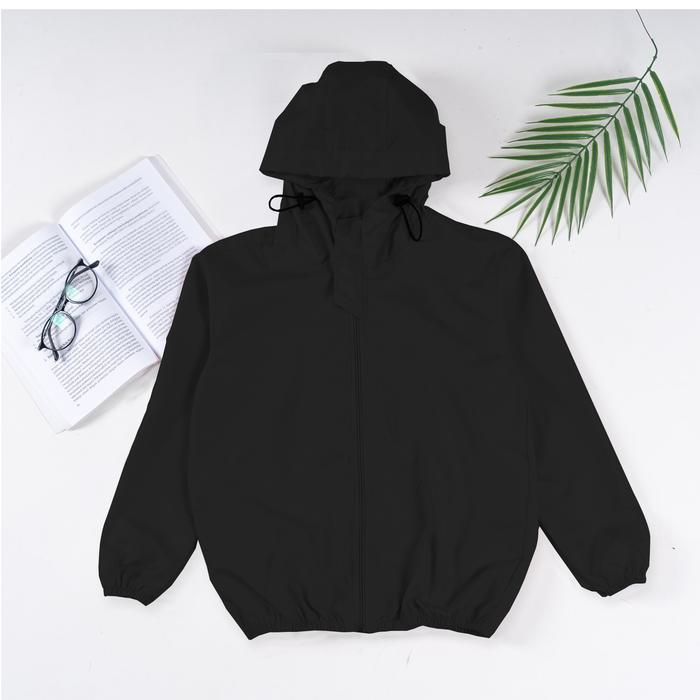 Arcteryx Outdoorgear - Jaket Anak Running Outdoor Unisex Semi Waterproof Fashionabel Hitam Baby