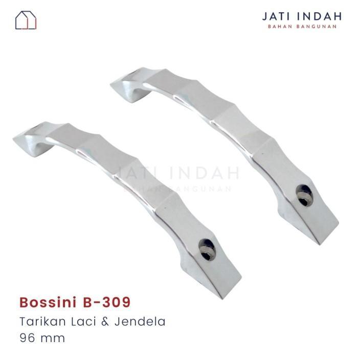 ~~~] BOSSINI 309-96mm Tarikan Laci Lemari Kabinet Jendela Stainless/Handle