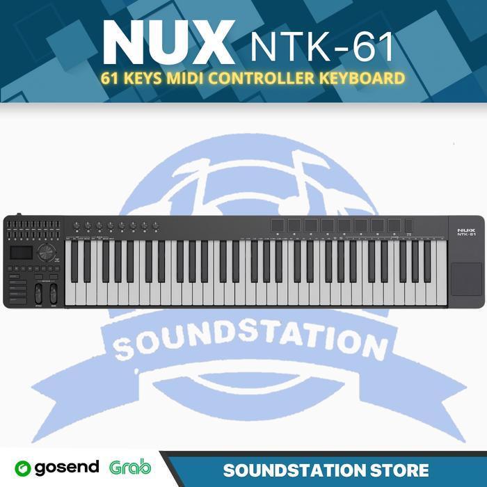 Nux NTK-61 Midi Keyboard Controller 61 Keys - Keyboard Asli