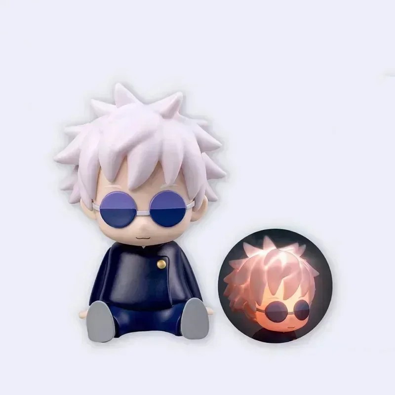 Anime Jujutsu Kaisen Lamp Anime Figure Satoru Gojo Pat Night Light Collect Ornaments Desk Night Lamp
