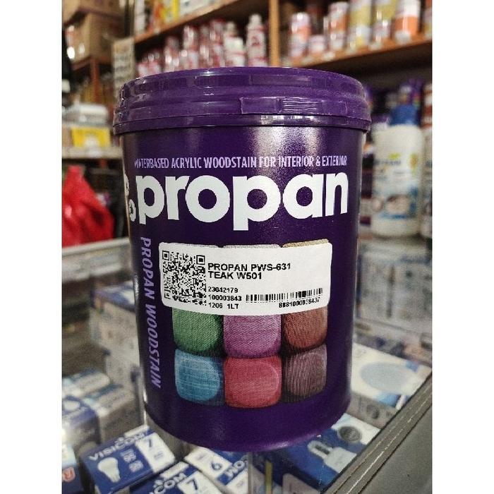 Promo Cat Kayu Politur Water Based Propan Wood Stain Pws-631 Uk. 1 Liter / Politur Vernis Cat Kayu /