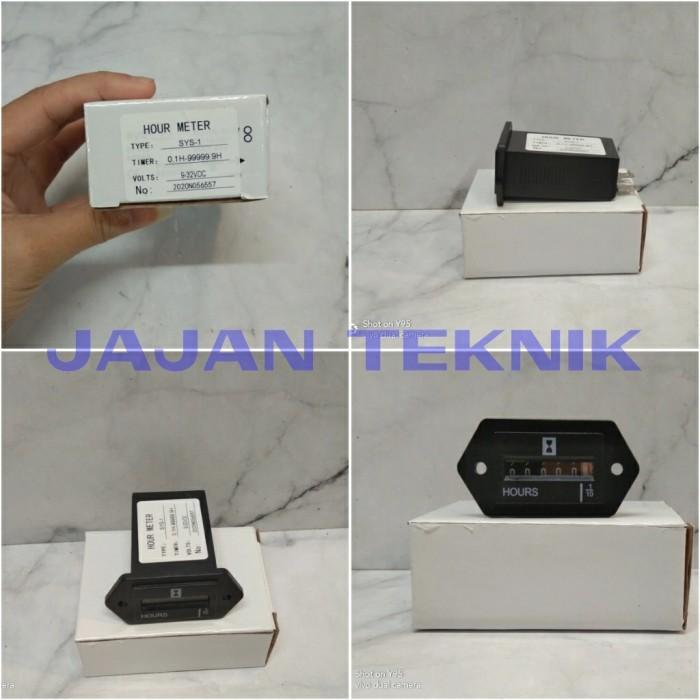 TERBARU Hour meter SYS-1 / hour meter 9-32 Vdc / hour meter alat berat AK1