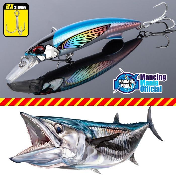 MANCING MANIA Umpan Pancing Minnow 40g Heavy Sinking Pin Tail Roughtrail Max Blazin Long Casting