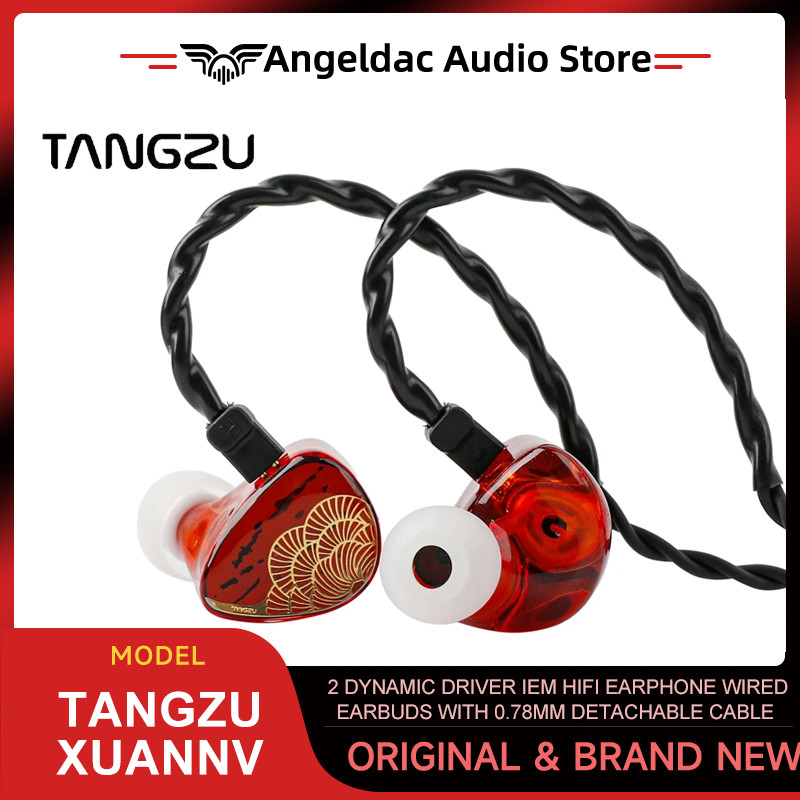 TANGZU Xuan Nv Hifi Dual DD In-ear Monitors Earphones 2pin 0.78mm