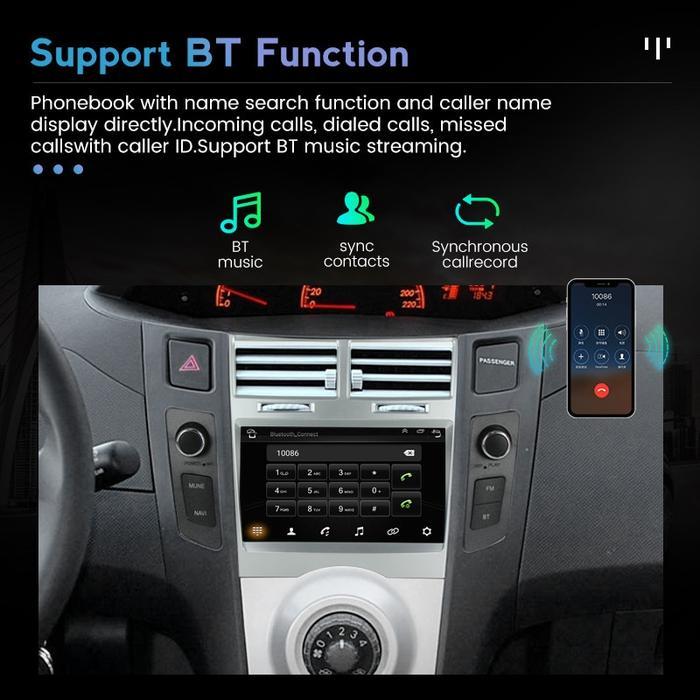 Tersedia WiFi Android 11 Pemutar DVD Mobil Radio Stereo untuk Toyota