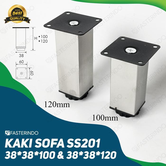 Kaki Sofa / Kaki Lemari / Kaki Sofa Kotak Stainless