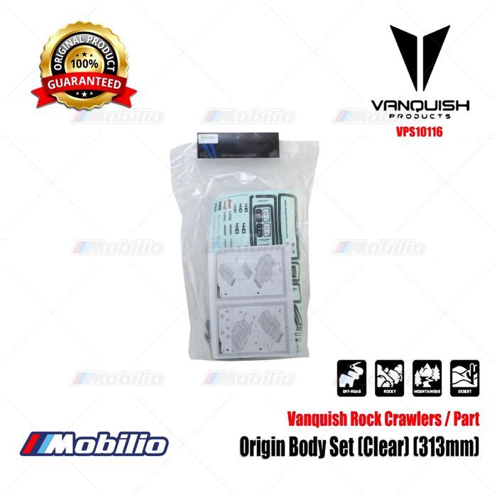 Vanquish Products Origin Clear Body Set WB 313MM for RC Crawler Cars