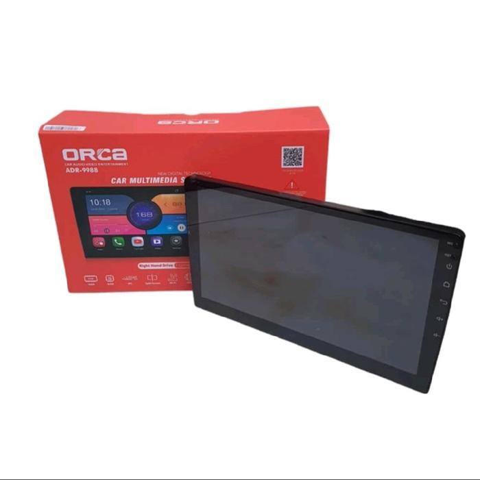 HEAD UNIT TAPE TV MOBIL ANDROID MERK ORCA UNTUK HONDA JAZZ 2008-2012 LAYAR 10"