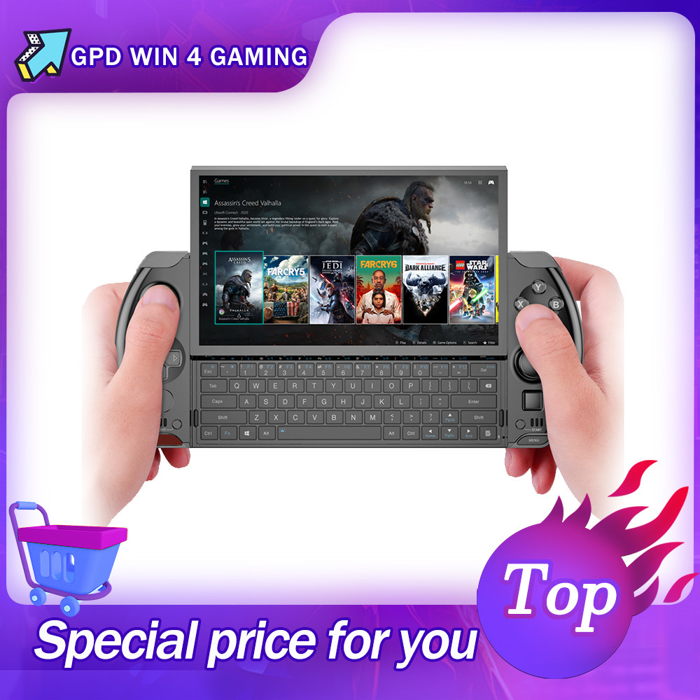 NewGPD WIN 4 Game Console 6.0-inch Handheld Game Controller AMD7640U