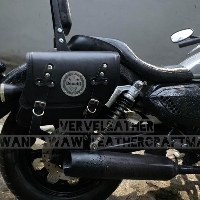 Jual Murah Sidebag Benelli Evo 200 , Tas Samping , Tas Kulit , Benelli, Motobi Terlaris