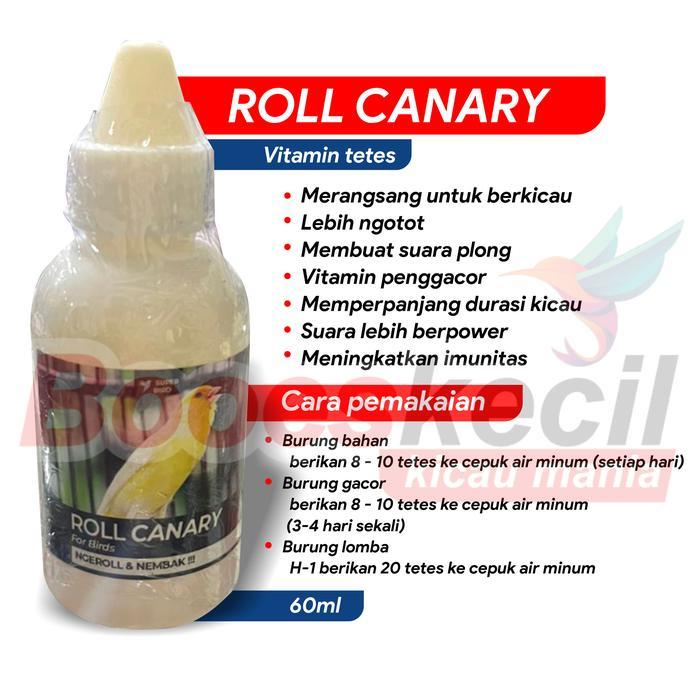 ORIGINAL ROLL CANARY VITAMIN ROLL KENARI VITAMIN PENGGACOR BURUNG KENARI YS AF F1 F2 F3 LOMBA DAN