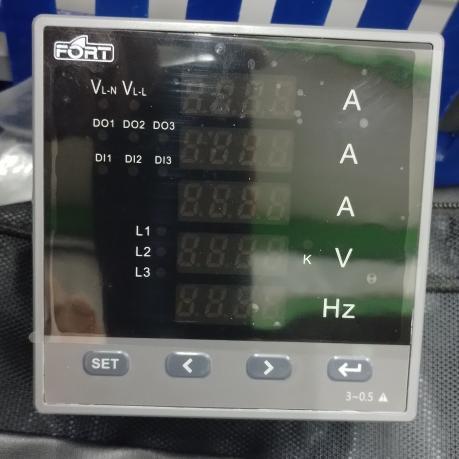 Fort Digital Multi Meter Ft96-3Vaf 3Phase / Volt - Ampere - Hz