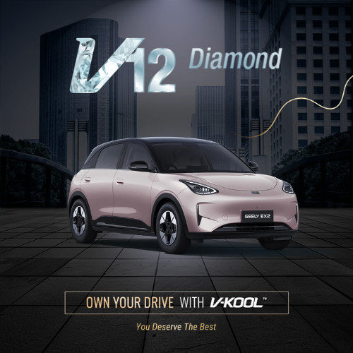 VKOOL Kaca Film SKKB X05 GEELY EX2 | Diamond Series