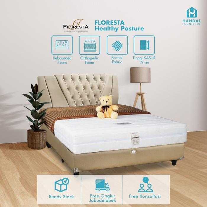 Floresta Kasur Rebounded T19 Healthy Posture All Variant - 90x200, Hanya Kasur