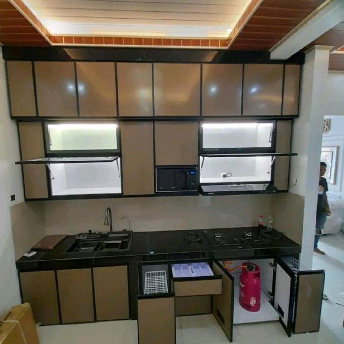 kitchen set alumunium dapur anti rayap