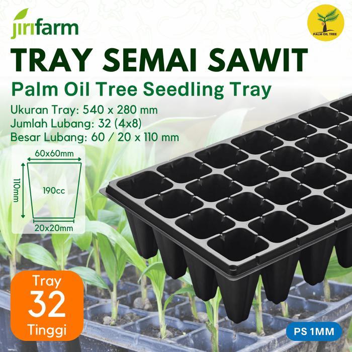 Tray Semai Tipe Tinggi / Tray Semai Pohon / Tray Semai Sawit Penyemaian Bibit