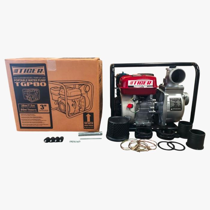 PROMO Tiger Pompa Air Bensin 2 Inch 3 Inch Portable Water Pump Pompa Sawah Irigasi GRIYA SANITER