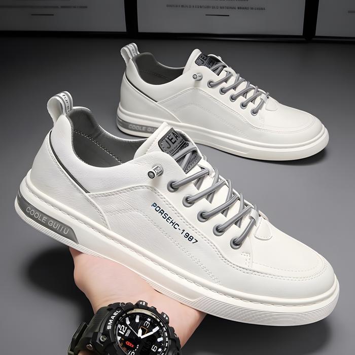Eiger - Sepatu Tali Putih Sepatu Kulit Pantofel Sepatu Pria Formal Sepatu Hitam Sneakers Karet