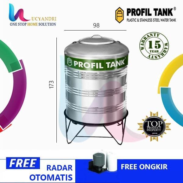 Toren Air Profil PS 1100 Stainless Tandon Toren Tanki Profiltank