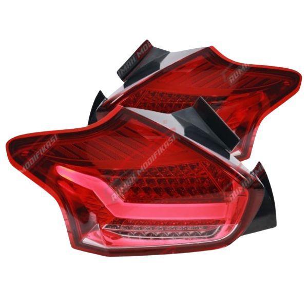 STOP LAMP - FORD FOCUS 2011-2014 - LIGHT BAR - LED - RED CLEAR
