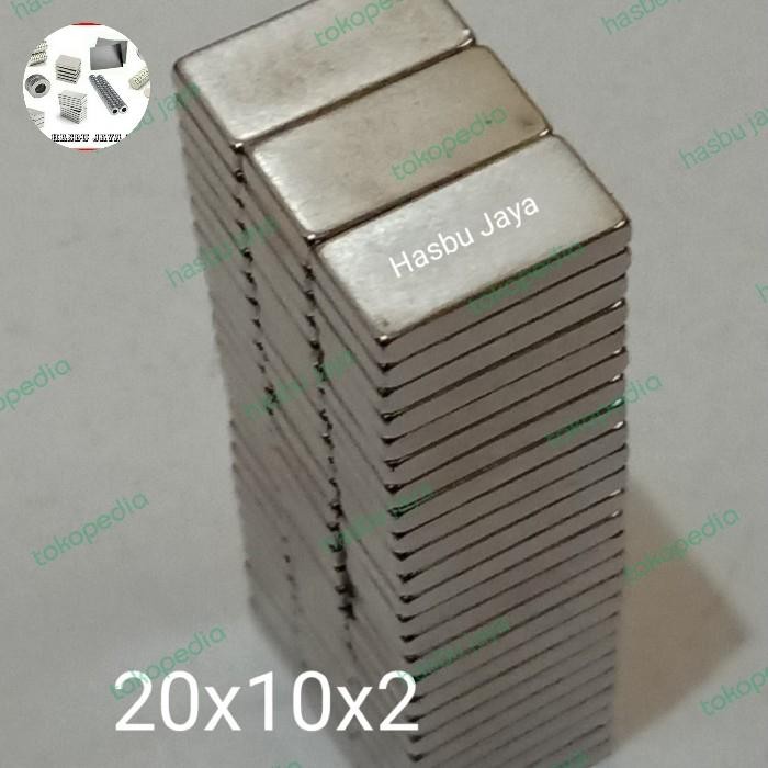 New Magnet 20x10x2mm / 20mm x 10mm x 2mm / 20*10*2mm Neodymium