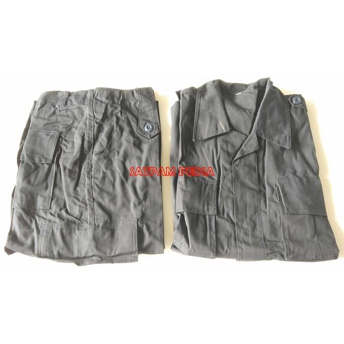 Seragam PDL Kotak Satpam Hitam - Seragam PDL Kotak Security Hitam