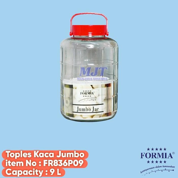 Toples Arak Toples Asinan Toples obat Toples kaca 9 liter Formia